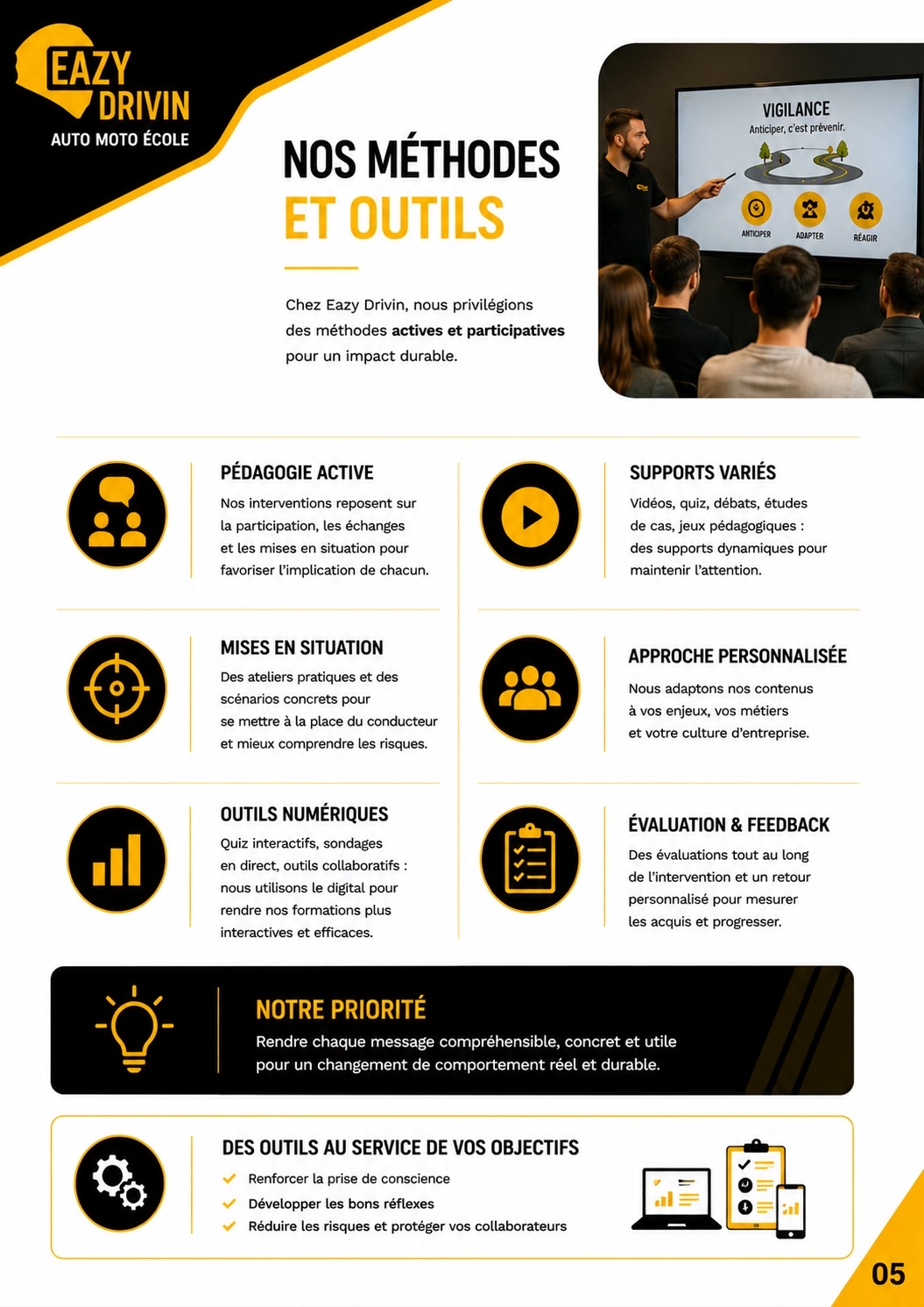 Nos méthodes et outils